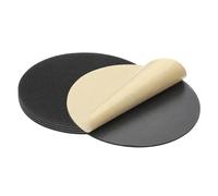 PATIKIL Base Lampada in Feltro Diametro 5.1 Pollici 5 Confezioni 2Mm Spessore Adesivo in Schiuma Eva Antiscivolo Protezione Pad Tappetino per Lampada Mobili Fai da Te, Nero