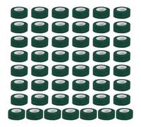 PATIKIL Benda Autoadesiva 177" X 1", 50 Pezzi Benda Elastica Autoaderente Traspirante Per Sport Stretch Polso Caviglia Nastro Atletico Esterno, Verde Scuro