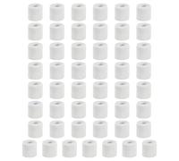 PATIKIL Benda Autoadesiva Avvolgente 177" X 2", 50 Pezzi Benda Elastica Autoaderente Traspirante Per Sport Stretch Polso Caviglia Nastro Esterno, Bianco