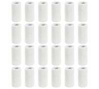 PATIKIL Benda Autoadesiva Avvolgibile 177" X 4", 24 Pezzi Benda Elastica Autoaderente Traspirante Per Sport Polso Caviglia Nastro Atletico Estensibile, Bianco