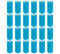 PATIKIL Benda Autoadesiva Avvolgibile 177" x 4" 24 Pezzi Benda Elastica Autoaderente Traspirante Per Sport Polso Caviglia Nastro Atletico Estensibile Per Esterni Azzurro Chiaro