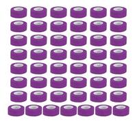 PATIKIL Benda Autoadesiva Elastica 177" X 1", 50 Pezzi Benda Autoaderente Autotraspirante Per Sport Stretch Polso Caviglia Nastro Per Esterni, Viola