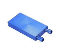 PATIKIL Blocco Di Raffreddamento A Liquido In Alluminio 40x80x12mm, Piatto Dissipatore A Liquido Sistemi Di Scambio Termico Raffreddato Ad Acqua Per CPU Computer Radiatori Grafici, Blu