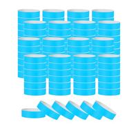 PATIKIL Braccialetti Carta per Eventi, 1200Pz Braccialetti Festa Neon, Braccialetti Impermeabili Colorati Identificazione Concerti, Braccialetti Polso per Ingresso Bar Azzurro Chiaro