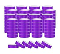 PATIKIL Braccialetti Carta per Eventi, 1200Pz Braccialetti Festa Neon, Braccialetti Impermeabili Colorati Identificazione Concerti, Braccialetti Polso per Ingresso Bar Viola Scuro
