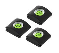 PATIKIL Camera Level Hot Shoe Cover Cap, 3 Pezzi 1 Asse Livella Universale Per Flash Per Nikon Per Fujifilm Per Pentax DSLR/SLR Camera, Nero