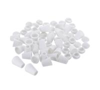 PATIKIL Campana Fine Fermo 30pz Corda Lucchetto per Coulisse Borsa Bianco