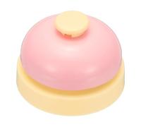 PATIKIL Campanello di chiamata, da 6,4 cm, piccolo, da scrivania, per reception, bancone, cena, bar, hotel ioco, rosa caramella, confezione da 1