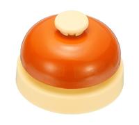 PATIKIL Campanello di chiamata, da 6,4 cm, piccolo, da scrivania, per reception, bancone, cena, bar, hotel iochi, colore: marrone caramella, confezione da 1