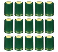 PATIKIL Cappuccio Termoretraibile Pvc Bottiglia Vino 100Pz 33x45mm Guarnizioni Termoretraibili Vino Coperture Superiori Motivo Floreale Cantine Uso Domestico Cucina Verde
