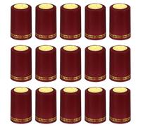 PATIKIL Cappuccio Termoretraibile Pvc Bottiglia Vino 100Pz 33x50mm Guarnizioni Termoretraibili Vino Coperture Superiori Motivo Floreale Cantine Uso Domestico Cucina Rosso