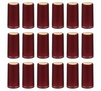 PATIKIL Cappuccio Termoretraibile Pvc Linguetta Bottiglia Vino 120Pz 30x63mm Guarnizioni Termoretraibili Vino Coperture Superiori Motivo Floreale Cantine Uso Domestico Cucina Rosso