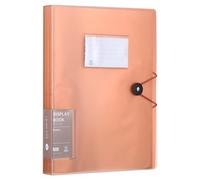 PATIKIL Cartella raccoglitore portfolio 12,1 x 10,6 pollici, display 1Pz Libro di presentazione 60 tasche maniche protettive in foglio di plastica trasparente per documenti artistici