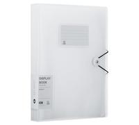 PATIKIL Cartella raccoglitore portfolio 12,1 x 10,6 pollici, display 1Pz Libro di presentazione 60 tasche con maniche protettive in foglio di plastica per documenti artistici