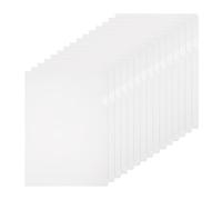 PATIKIL Cartellina a L Formato A4, 15Pz Buste Porta Documenti Trasparenti Cartella Portadocument Copertine Custodie Per Documenti Cartelle Ufficio, 8.7"x12.2", Trasparente