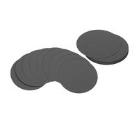 PATIKIL Cartoncino Circolare da 4", 25pz Ritagli a Forma Rotonda in Carta Spessa da 250g Cartoncino per Progetti Fai da Te Decorazioni Lavagna della Classe, Nero