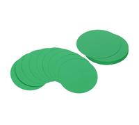 PATIKIL Cartoncino Circolare da 5", 25Pz Rotondo Cartone Carta Cartoncino Spesso Origami Rotondi per Progetti Fai da Te Decorazioni Lavagna della Classe, Verde Scuro