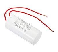 PATIKIL CBB60 30uF Marcia Condensatore,1pz AC 450V 50/60Hz Cilindro Inferiore con 2 Fili 16cm per Lavatrice Macchina,Acqua Pompa Motore Stella