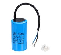 PATIKIL CBB60 35uF Condensatori Di Avviamento, AC 450V 2 Fili 50/60Hz Cilindro 93x50mm per Motore Compressore D'aria, Lavatrici, Motori Frigorifero
