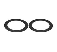 PATIKIL Cerchio di Finitura in Metallo per Guasti, 2 Pezzi 4.13" OD 2.99" ID Cerchio di Finitura per Luce a Soffitto Circolare per Illuminazione a Incasso, Colore Nero Opaco