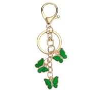PATIKIL Charm Farfalla Portachiavi Smaltato Farfalla Carino Pendente Verde