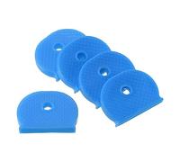 PATIKIL Chiave Cappuccio Coperchio, 25pz Semicerchio Chiave Identificatore Etichette per Identificazione Casa Chiavi Codifica Sistema, Blu