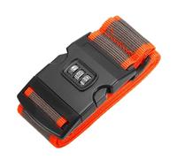 PATIKIL Cinghie per Bagagli, Cinghie per Valigie, Cinghie per Bagagli Regolabili con Lucchetto a Combinazione, Approvate Tsa per Valigie e Viaggi, Grigio Arancione