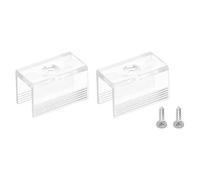 PATIKIL Clip di Fissaggio per Strisce LED, 100pz Supporto Morsetto Clip Fissaggio Luce al Neon per Illuminazione a Strisce LED Neon 6mm di Larghezza