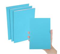 PATIKIL Confezione da 3 quaderni formato A5, formato A5, mini quaderni senza righe, formato A5, piccoli, 20 x 14 cm, 30 fogli, per uomini e donne, forniture per ufficio e viaggiatori, blu
