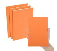 PATIKIL Confezione da 3 quaderni formato A5, mini quaderni tascabili, senza righe, formato A5, piccoli, 20 x 14 cm, 30 fogli, per uomini e donne, forniture per ufficio e viaggiatori, arancione