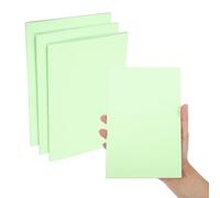 PATIKIL Confezione da 3 quaderni formato A5, mini quaderni tascabili, senza righe, formato A5, piccoli, 20 x 14 cm, 30 fogli, per uomini, donne, forniture per ufficio e viaggiatori, verde