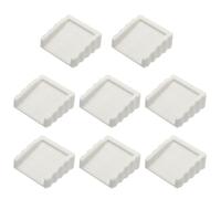 PATIKIL Confezione da 8 fermaporta a due vie, fermaporta a forma di cubo, da 2,5 cm, per la parte inferiore della porta, per casa, ufficio, officine, tappeti, piastrelle, cemento, legno, fermaporta