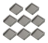 PATIKIL Confezione da 8 fermaporta a due vie, fermaporta a forma di cubo, piccoli fermaporta da 2,5 cm, per la parte inferiore della porta di casa, ufficio, officine, moquette, piastrelle di cemento