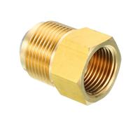 PATIKIL Connettore 5/8" Femmina Flare x 3/4" Maschio Svasato, 2pz SAE 45 Gradi Raccordo Tubo Adattatore Accoppiatore Giunto Tubi Raccordi Rapidi Adatto per Refrigerazione HVAC