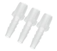 PATIKIL Connettore Maschio 1/4" Barb x 1/4" G, 5 Pz Connettore Tubo Acquario dell"Aria, Accessori Acquario Adattatore per Raccordo a Compressione per Acqua Aria Carburante