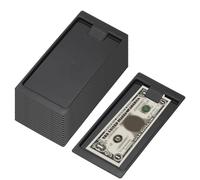 PATIKIL Controlla Supporti 16pz Nero Plastica Suggerimento Vassoi Ristorante Controlla Presentatori Ospite Ricevuta Supporto Vassoio per Bar Hotel Contante 8.2 X 3.9 X 0.4"