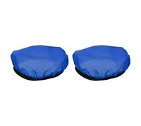 PATIKIL Copertura morbida per lampada diffusore, 18 cm, confezione da 2 pezzi, in tessuto, riflettore stroboscopico, per flash, piatti di bellezza, studio fotografico, blu