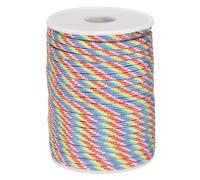 PATIKIL Corda Paracord 330lb, 4mm 7 Fili Bobina Corda per Tenda Campeggio, Amaca, Escursionismo, Pesca, Braccialetto Sopravvivenza, Progetti Fai da Te, Colore Arcobaleno, 98ft