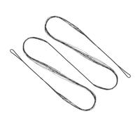 PATIKIL Corda per Arco Ricurvo, Corde Tiro Arco Sostituzione 14 Fili Corda Arco Lungo per Attrezzatura Tiro Arco Universale, Nero Amo 62"(Effettivo 58")