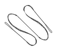 PATIKIL Corda per Arco Ricurvo, Corde Tiro Arco Sostituzione 14 Fili Corda Arco Lungo per Attrezzatura Tiro Arco Universale, Nero Amo 48"(Effettivo 44")