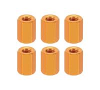 PATIKIL Dadi Esagonali M3, 6pz Distanziali Filettati M3 Alluminio 8mm L Vite Distanziale Metallo Femmina Distanziatore per Bulloni M3 Droni per Auto Rc Stack Scheda Madre, Dorato