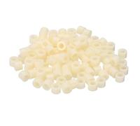 PATIKIL Distanziali Abs Presa Elettrica, 120 Pz 4.2mm ID, 7mm OD, 5mm Lunghezza Assortimento Distanziatori Rondelle Plastica Rotondi Senza Filettati, Distanziatori Presa per Viti M4