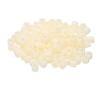 PATIKIL Distanziali Abs Presa Elettrica, 120 Pz 4.2mm ID, 7mm OD, 6mm Lunghezza Assortimento Distanziatori Rondelle Plastica Rotondi Senza Filettati, Distanziatori Presa per Viti M4