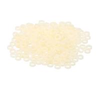 PATIKIL Distanziali Abs Presa Elettrica, 240 Pz 4.2mm ID, 7mm OD, 2mm Lunghezza Assortimento Distanziatori Rondelle Plastica Rotondi Senza Filettati, Distanziatori Presa per Viti M4