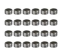 PATIKIL Distanziali Acciaio M9 24pz Distanziali Metallici Acciaio 9 Mm ID x 11 Mm OD x 5,5 Mm L Acciaio Carbonio per Viti 3/8" o M9