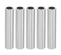 PATIKIL Distanziali in alluminio M4, 5pz Distanziatore Metallico Alluminio 4,1mm ID x 6mm OD x 30mm L Vite Distanziale Alluminio Distanziatore Rotondo per 5/32" o Bulloni a Vite M4