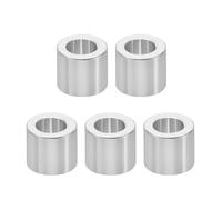 PATIKIL Distanziali in alluminio M4, 5pz Distanziatore Metallico Alluminio 4,1mm ID x 7mm OD x 6mm L Vite Distanziale Alluminio Distanziatore Rotondo per 5/32" o Bulloni a Vite M4