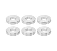 PATIKIL Distanziali in Alluminio M8, 6Pz Distanziatori Rotondi 8.5mm ID x 20mm OD x 4mm L Distanziatori Isolanti Spacer in Alluminio Vite Standoff Rotondo per Viti da 5/16 o M8