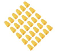 PATIKIL Ditale in Silicone per Dita, 30Pz Protezione per Dita in Silicone Proteggi Dita Mano Coperture Pad Guardia per Ufficio Conteggio Cucito, Giallo Taglia L