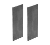 PATIKIL E52100 Acciaio per Realizzazione Coltelli, 2pz 4" x 1-1/2" x 1/8" Hot Rolled Barra Piana per Foglio Metallico Fai Da Te, Utilizzo Professionale e Hobbistico